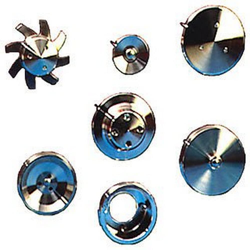 March Performance 1625 Performance Series Clear Powdercoat Aluminum V-Belt Pulley Kit - Set Of 3