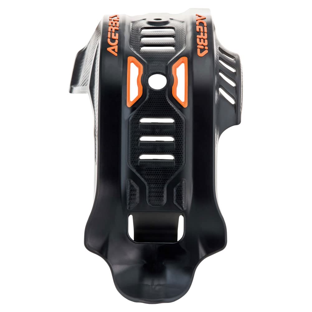 Acerbis Plastic Offroad Skid Plate With Linkage Guard Black/Orange - Fits: Ktm 450 Sx-F 2016-2018