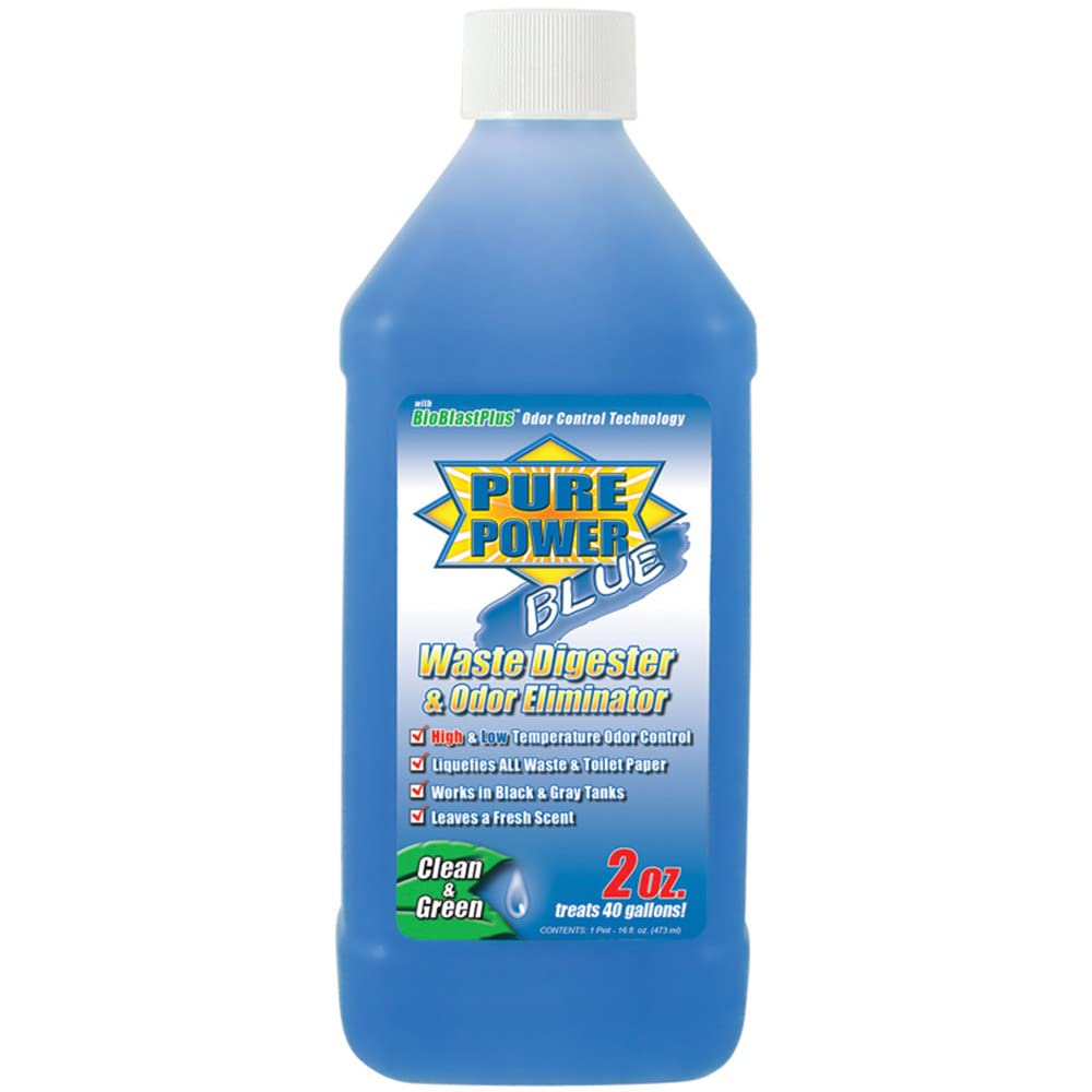 Valterra V23001 'Pure Power Blue' Waste Digester And Odor Eliminator - 16 Oz. Bottle