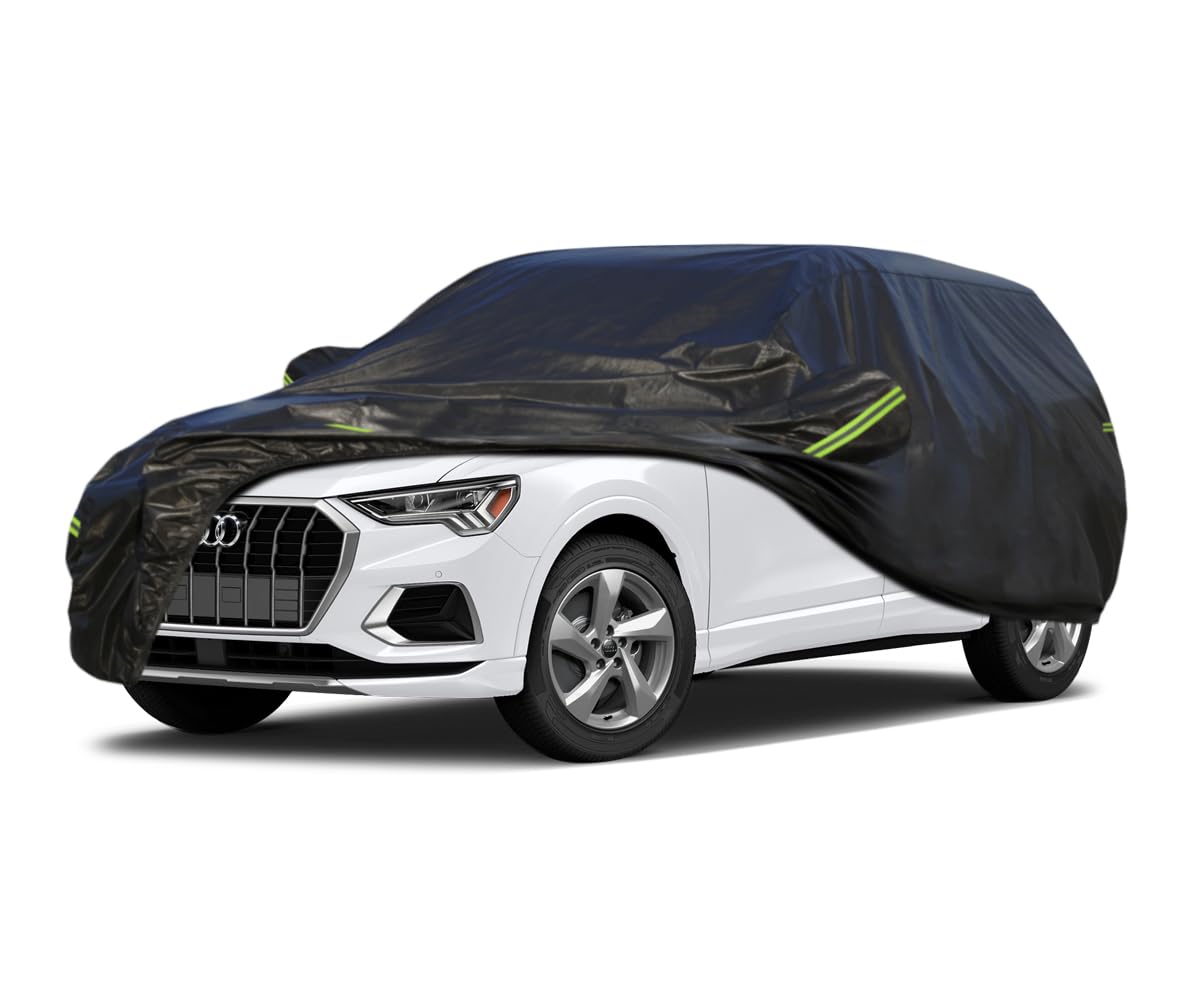 Koukou Waterproof Suv Car Cover Suitable For Audi Q3 From 2012 To 2025, 7 Layers Windproof All Weather Waterproof Outdoor Cover