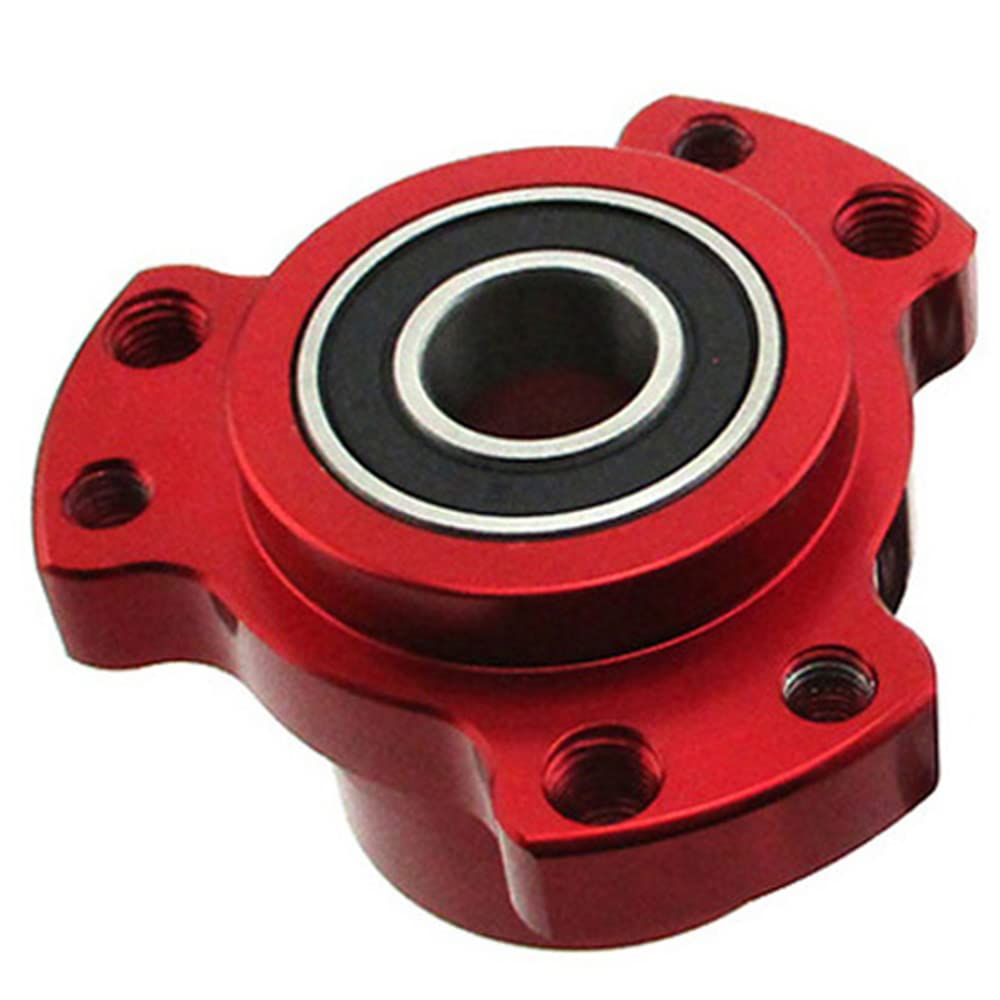 Dj-Motor 5/8' Red Speed Bearings Lightened Billet Front Wheel Hub Come With Dual Sealed For Go Kart Mini Bike Drift Trike