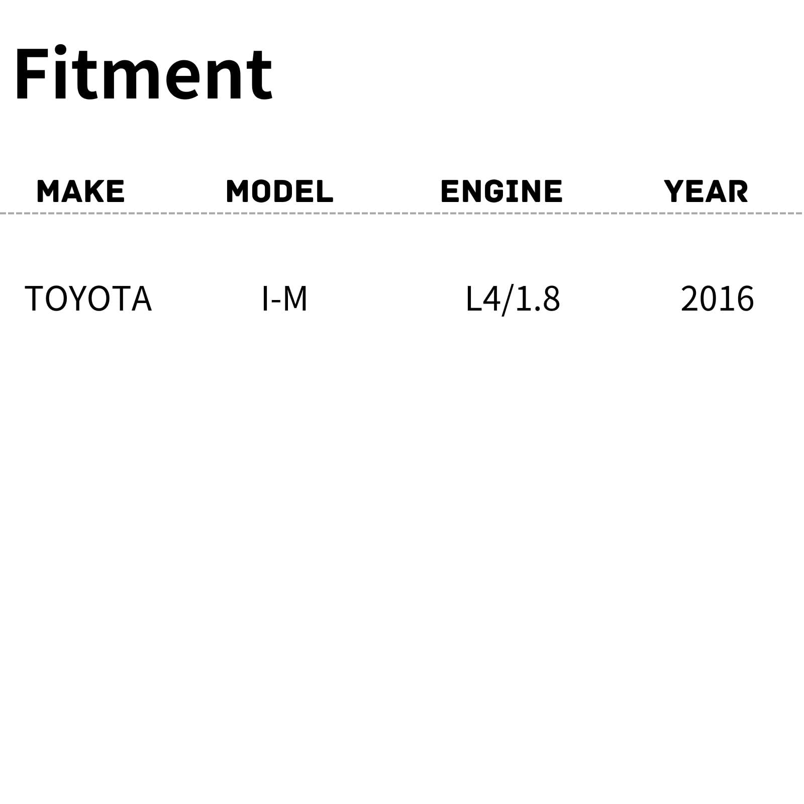 TYG Upgraded Cooling Fan Assembly for 2016 Toyota I-M L4/1.8L | Racing-Level OE Replacement Engine Radiator for 16711-22140 | SC