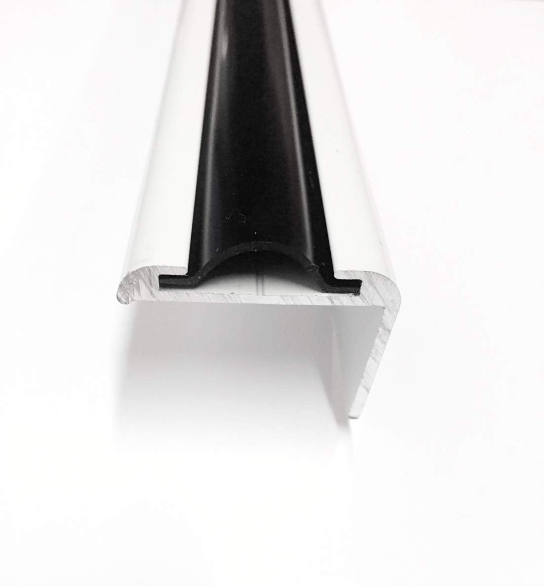 Automotive Authority Black Vinyl 3/4'' Insert Molding Trim Screw Cover Rv Camper Travel Trailer (Black, 100 Ft)