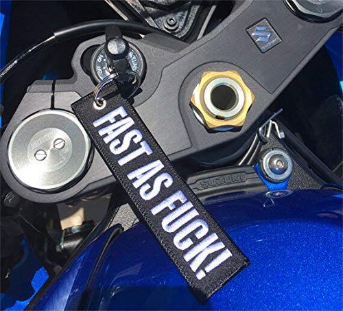Motoloot Keychain For Motorcycles, Scooters, Cars And Gifts (Fast As Fuck!)