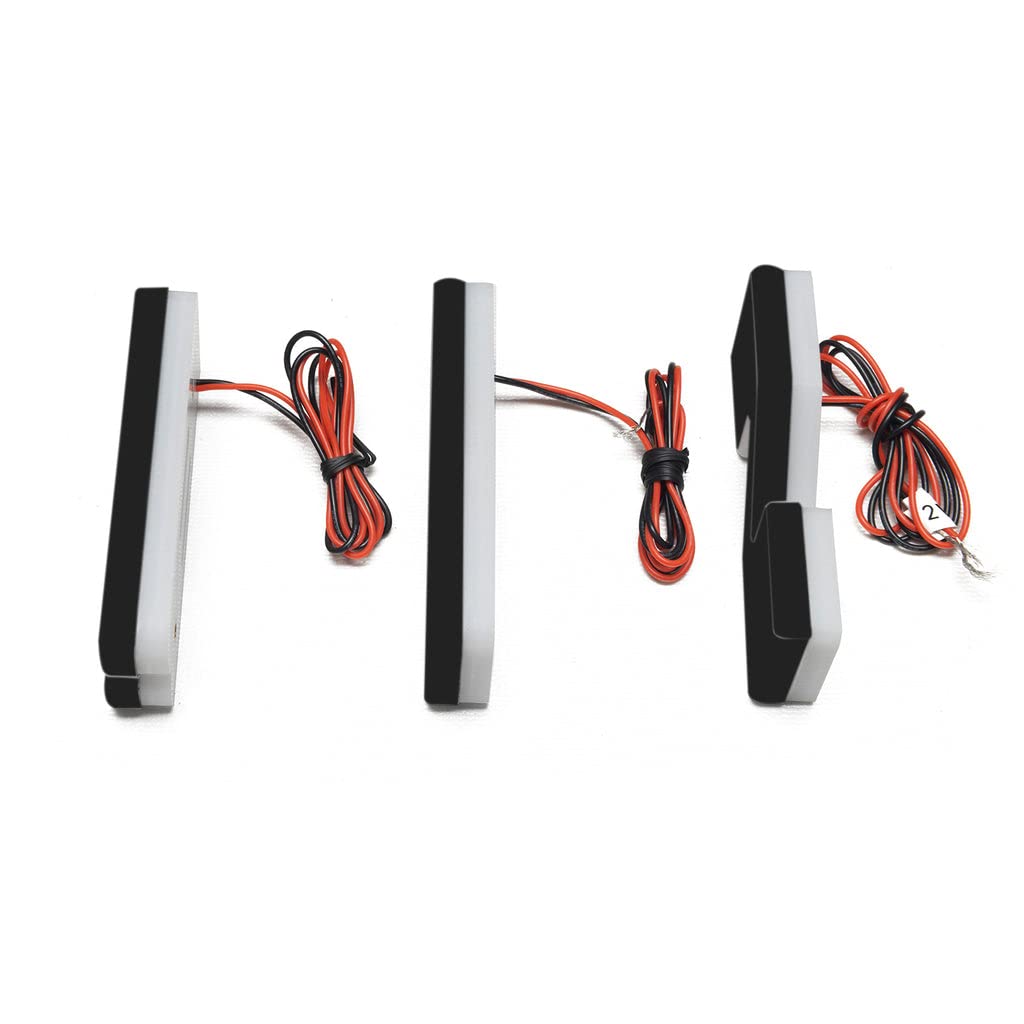 Oracle Lighting 3140-A-001 Single Universal Illuminated Amber Led Letter N With Matte Black Finish Letter Badge - Sleek Design - Customized High-End Appearance
