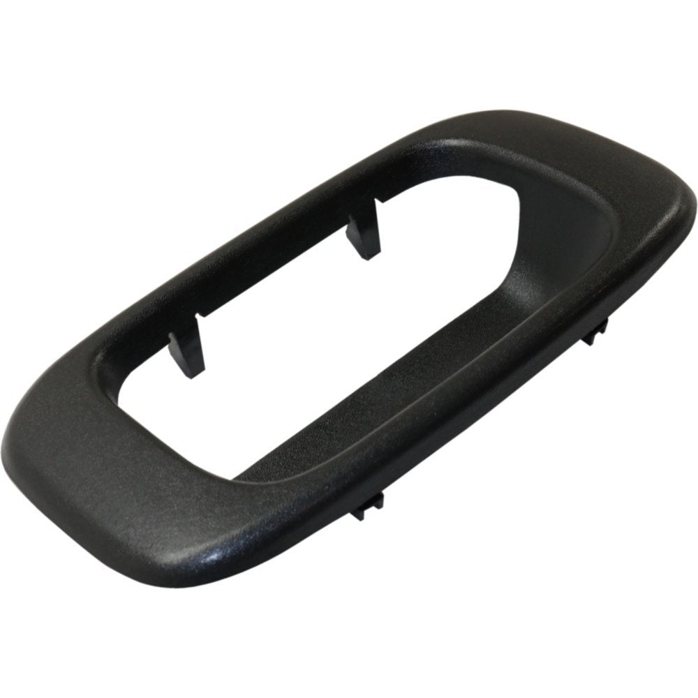 Evan Fischer Tailgate Handle Bezel Compatible with 1999-2006 Chevrolet Silverado 1500, Fits 1999-2004 Silverado 2500, Fits 1999-2006 GMC Sierra 1500 Textured Black Plastic Exterior GM1916102