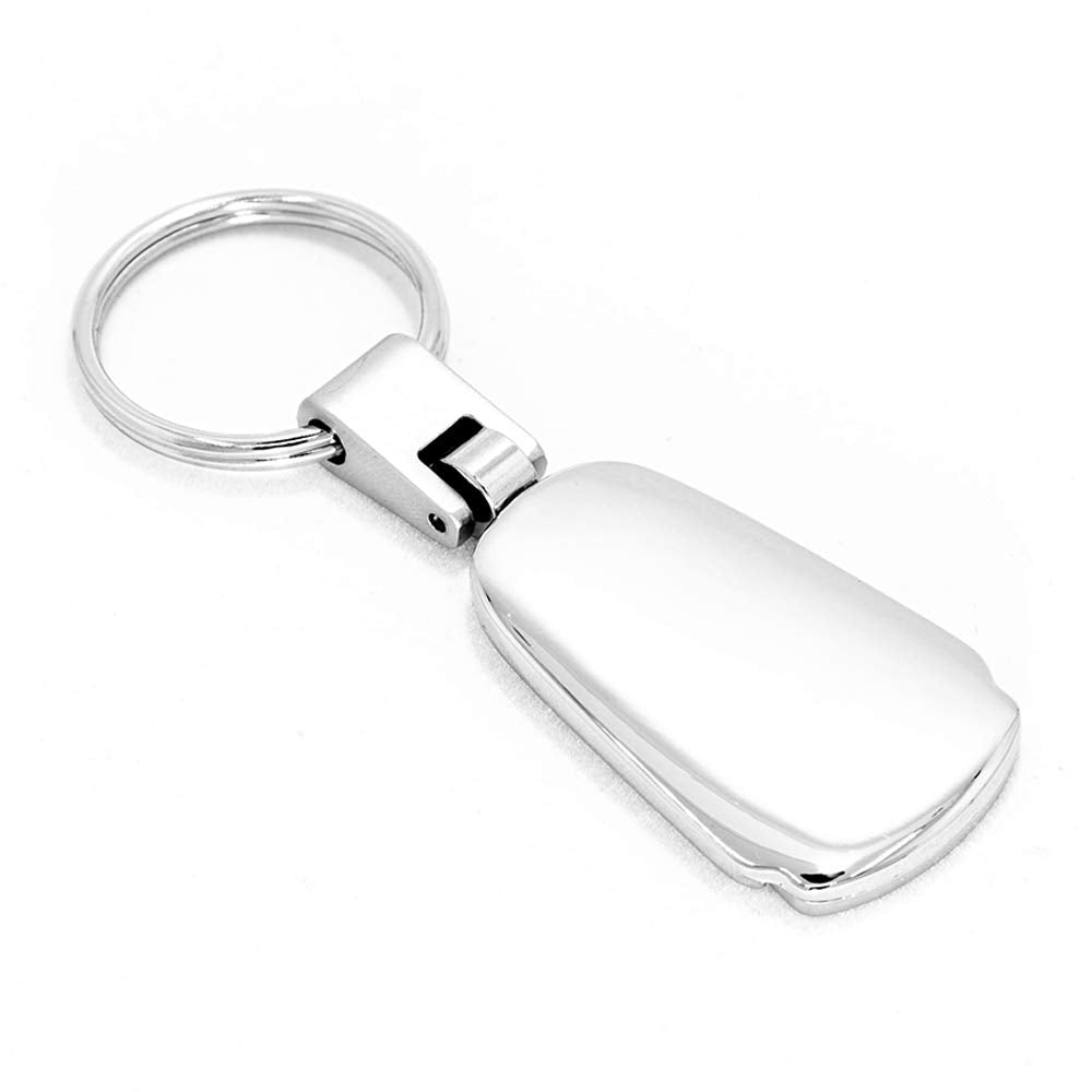 Au-Tomotive Gold, Inc. Officially Licensed Chrome Metal Tear Drop Key Chain For Honda