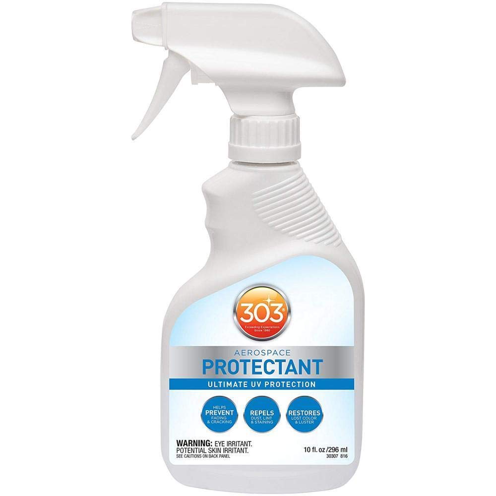 303 (30307-12Pk) Uv Protectant Spray For Vinyl, Plastic, Rubber, Fiberglass, Leather & More - Dust And Dirt Repellant - Non-Toxi