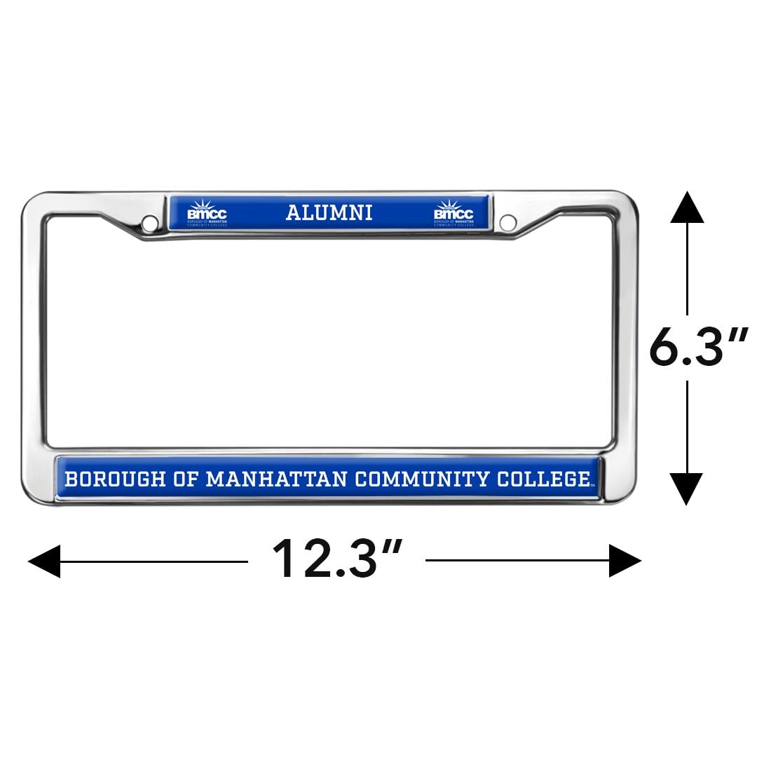 Borough of Manhattan Community College Alumni Full Size Standard License Plate Metal Frame