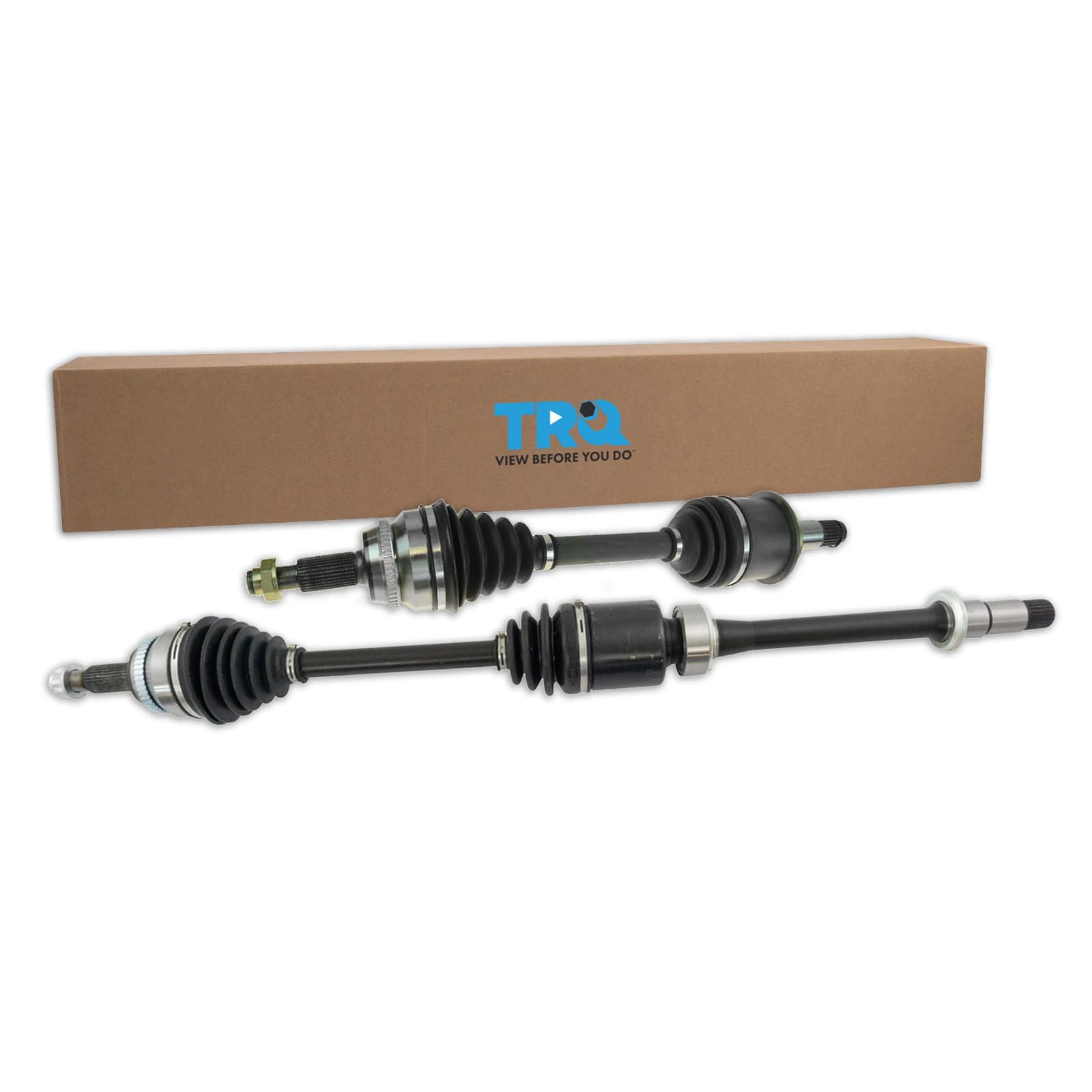 TRQ Front CV Axle Shaft Assembly Set Compatible with 13-18 Toyota Avalon 12-17 Camry