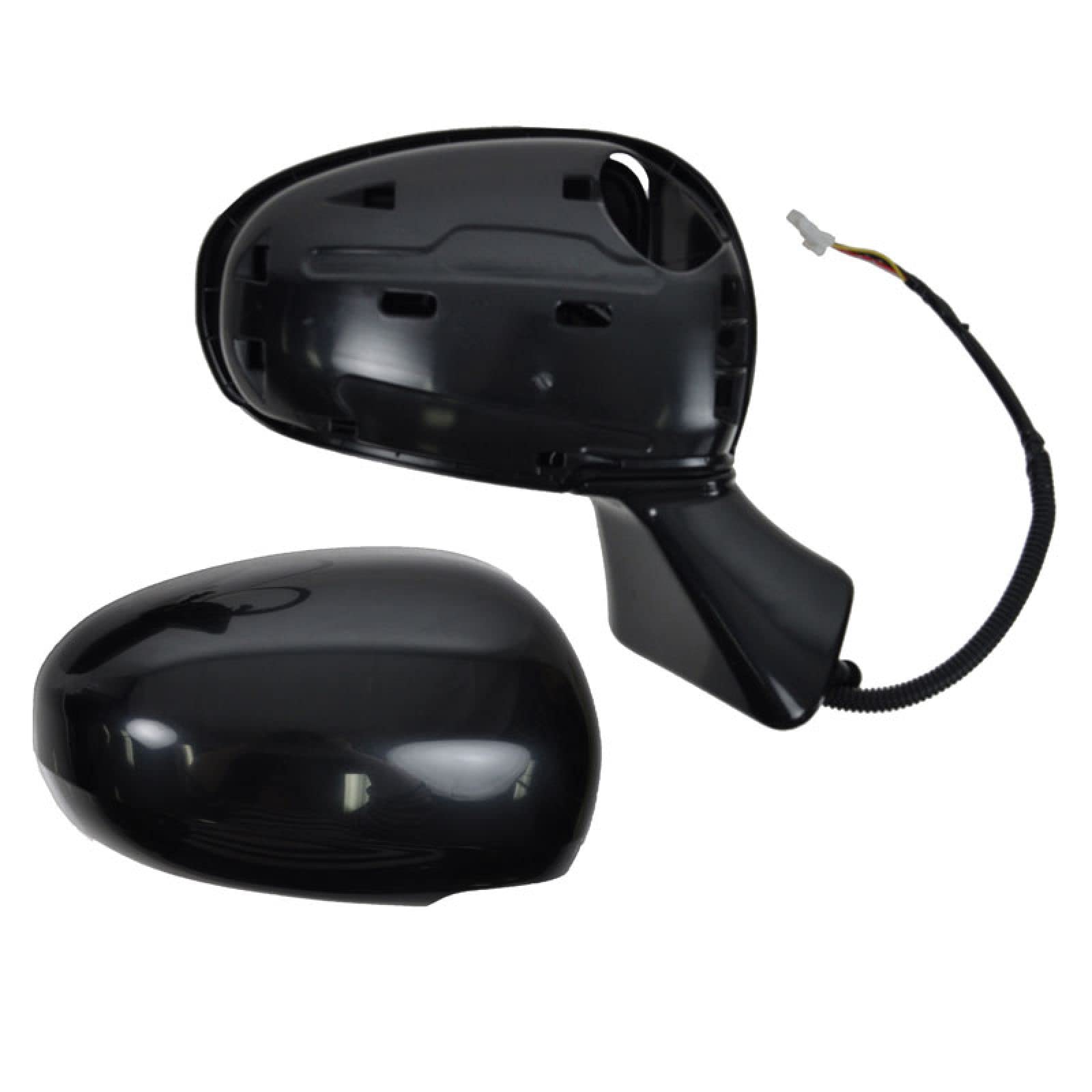 Trq Right Mirror With Heat Passenger Side Compatible With 2009-2012 Toyota Venza To1321258