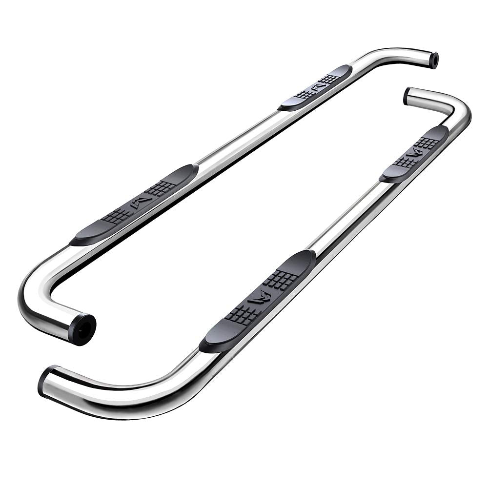 Maxmate 3'' Nerf Bars Compatible With 2001-2018 Chevy Silverado Gmc Sierra 1500; 2001-2019 2500 3500Hd (Exclude Ss) | Crew Cab |