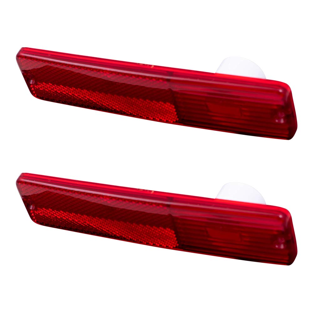 Brock Replacement Pair Set Rear Signal Side Marker Lights Compatible With 1968-1986 Cj Series J0994021