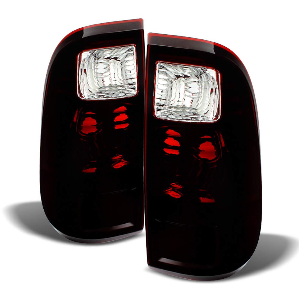 Acanii - For Dark Tinted 2008-2016 Ford F250 F350 F450 F550 Super Duty Tail Lights Left+Right