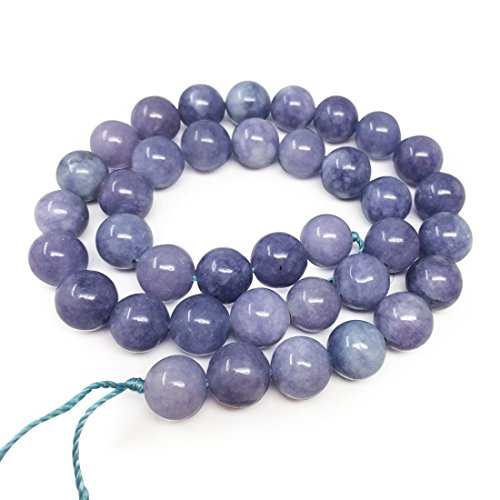 2 Strands Adabele Natural Opaque Tanzanite Quartz Healing Gemstone 6Mm (024 Inch) Round Loose Stone Beads (116-124Pcs Total) For