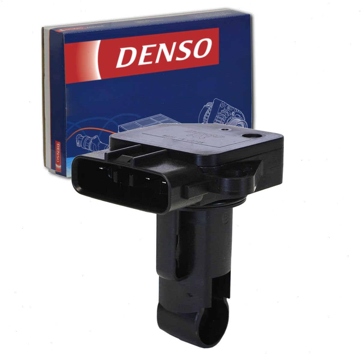 DENSO Mass Air Flow Sensor compatible with Toyota Corolla 1.8L L4 2003-2008