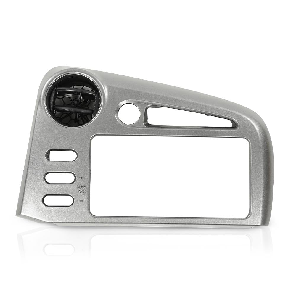 G-PLUS Center Dash Radio Bezel Vent Compatible with Toyota Matrix or Pontiac Vibe 2003-2008 with Same Button Configuration Silve