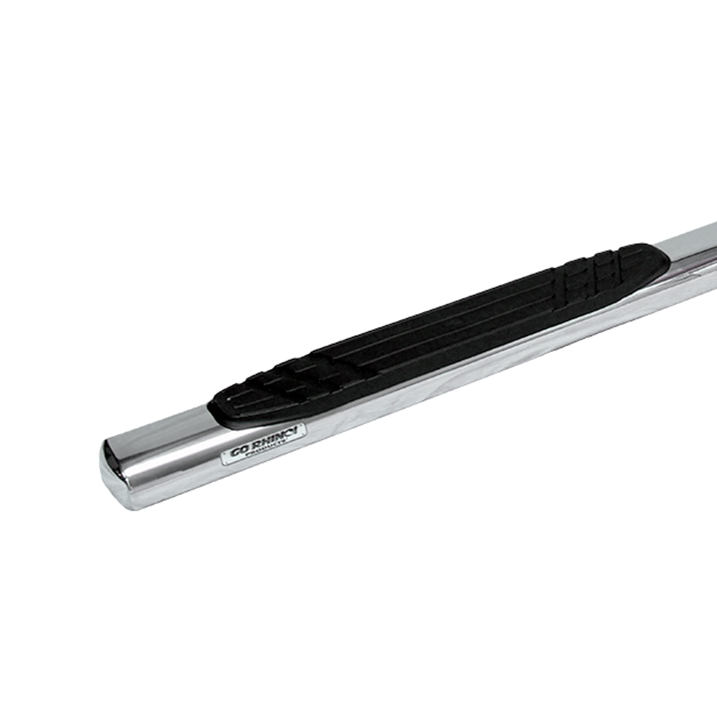 Go Rhino 640071PS 4" OE Xtreme Side Steps, Polished Stainless Steel, 71", for 08-24 Acadia, Equinox, Sorento, Rogue, RAV