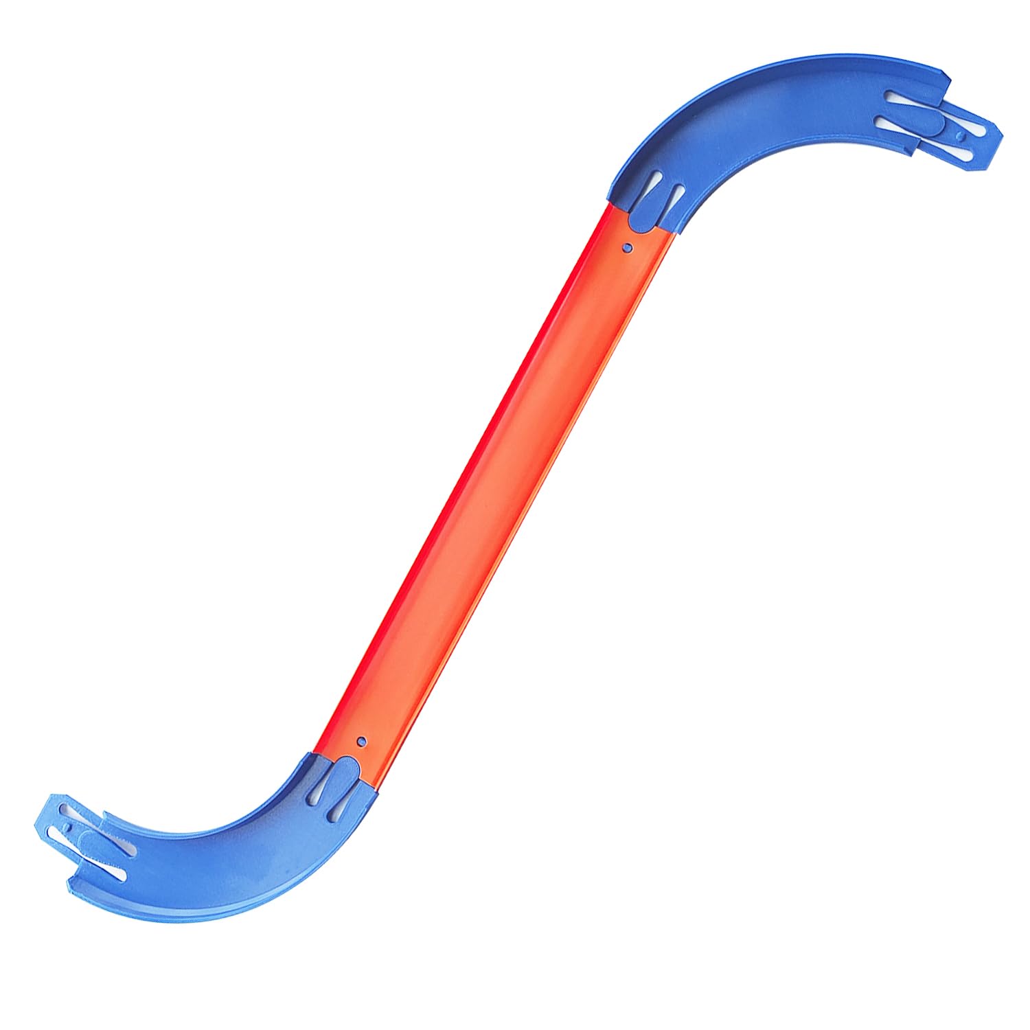 ARSUNOVO Racetrack Connectors Compatible with Hot Wheels,90 Degree Banked Turn,4 Packs,Upgrade Edition