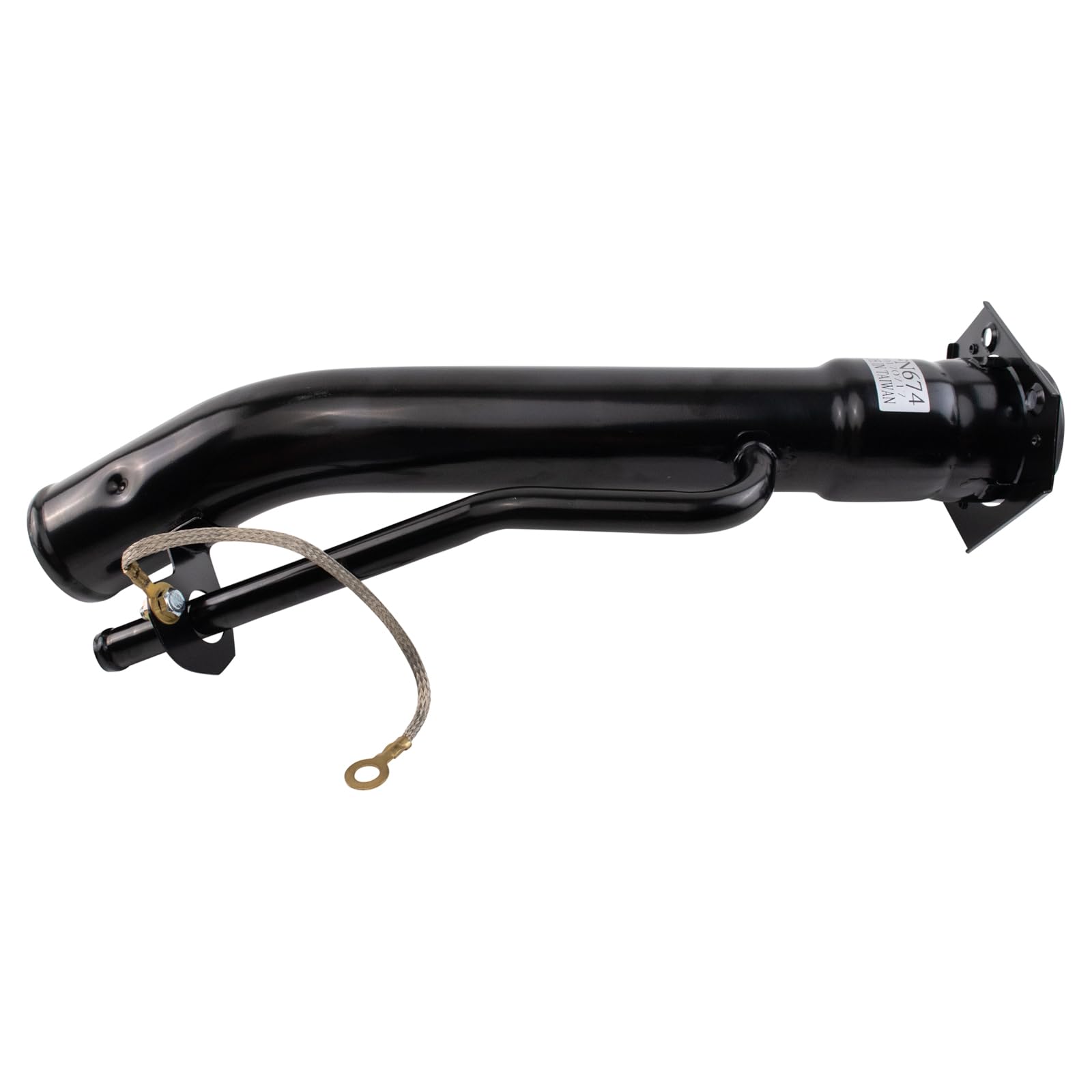 TRQ Fuel Tank Filler Neck Black Compatible with 2000-2002 Chevrolet S10 GMC Sonoma