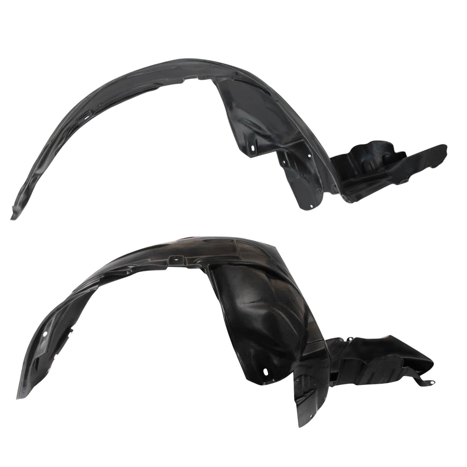 Trq Front Inner Fender Liner Set Compatible With 2004-2005 Subaru Impreza Su1250100 Su1251100