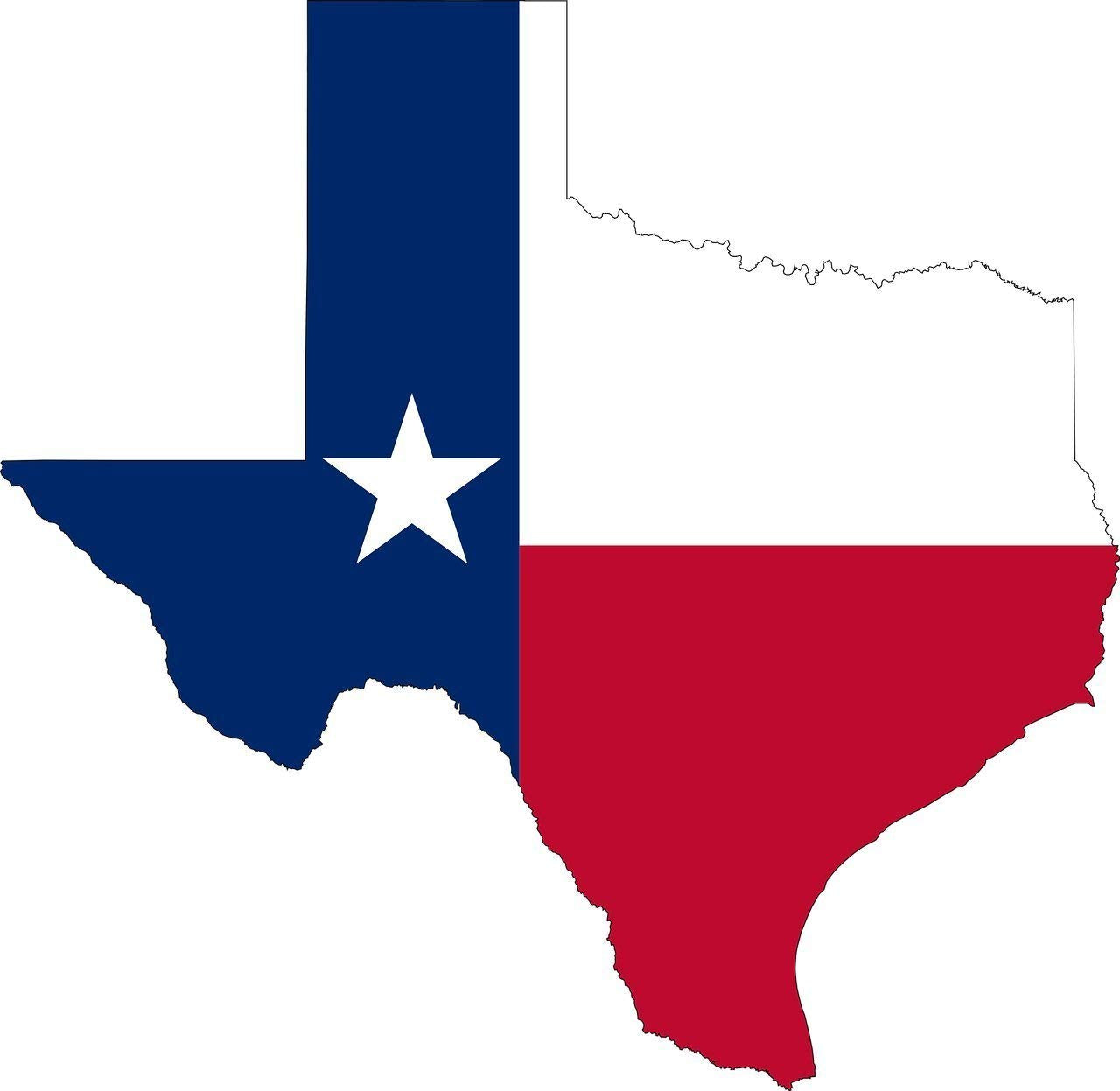 Rogue River Tactical Texas Flag Sticker Car Decal Bumper Lone Star State Truck Window (3'' Small)