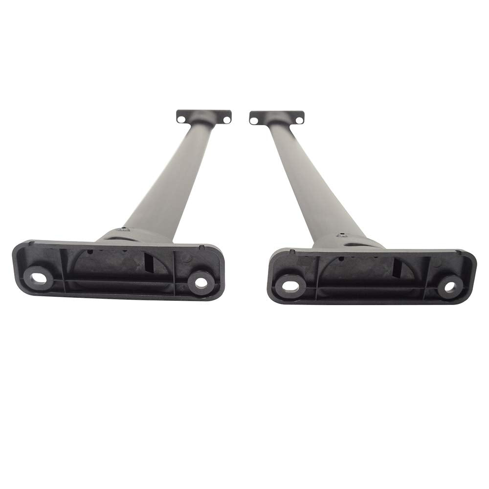 IKON MOTORSPORTS Black Roof Cross Bars for 2005-2012 Nissan Pathfinder, Aluminum Luggage Carrier, Factory Style, Fits 2006-2011 Models