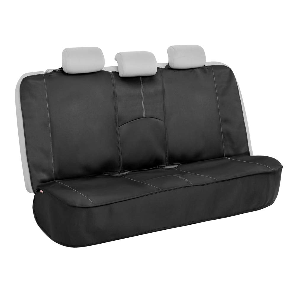 Motor Trend SpillGuard Car Seat Covers Full Set Waterproof - Neoprene Seat Protectors with Split Rear Bench, for Auto Truck Van