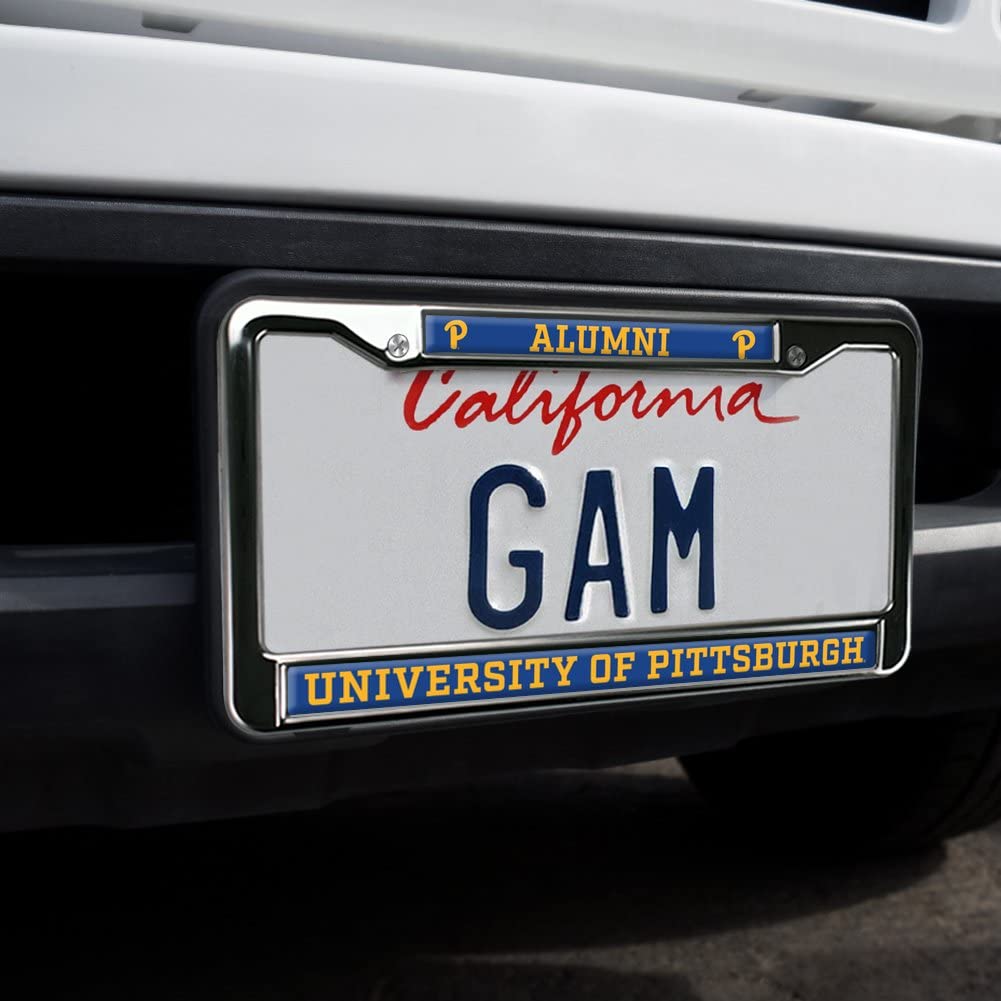 GRAPHICS & MORE University of Pittsburgh Alumni Metal License Plate Frame, Full Size, One Size, Official Team Color