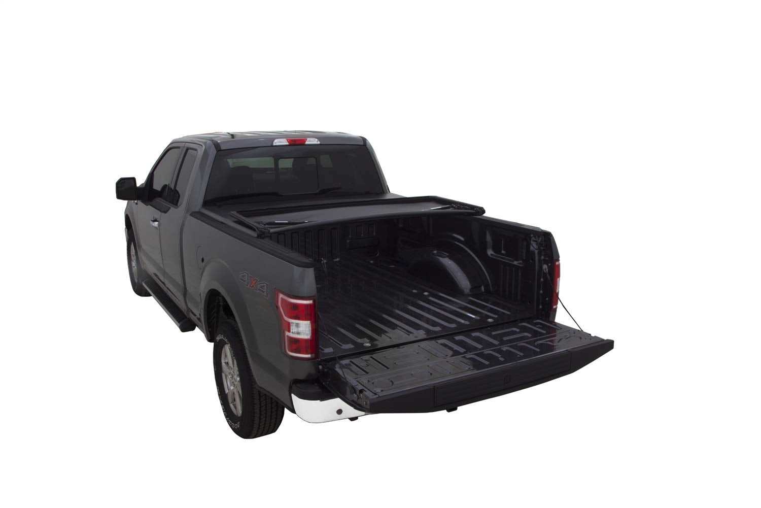 Lund Genesis Tri-Fold Soft Folding Truck Bed Tonneau Cover | 950193 | Fits 2014 - 2018, 2019 Legacy/Limited Chevy/Gmc Silverado/