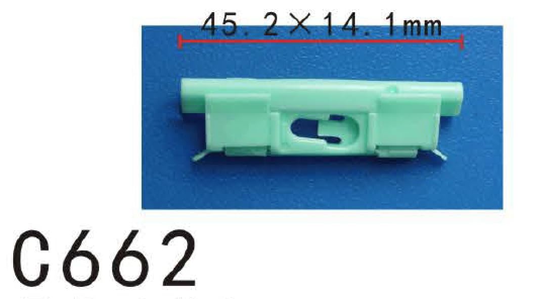 Autobahn88 Rear Window Side Moulding Clip, Compatible With Honda (Oem: 91541Sm4003,91542Sp0003) (Pack Of 20)