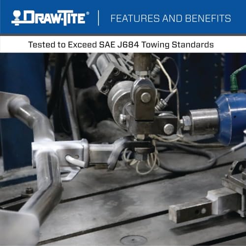 Draw-Tite 75579 Max-Frame Class III Receiver Hitch Black, 2&quot; Receiver