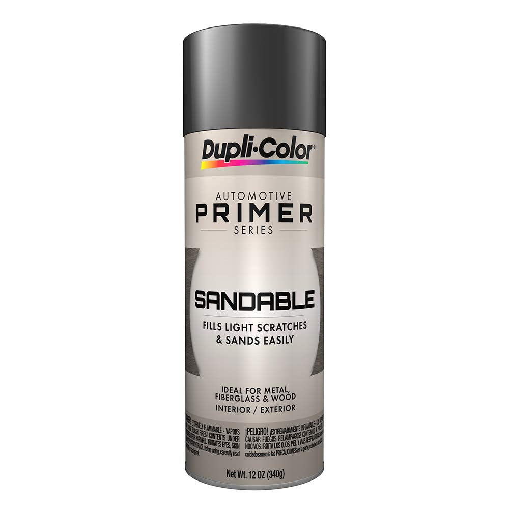 Dupli-Color Dap1692 Sandable Primer Spray Paint - Gray Hot Rod - 12 Oz. Aerosol Can