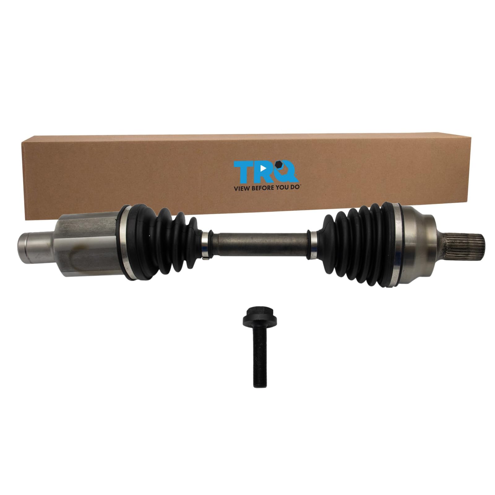 Trq Front Left Cv Axle Shaft Assembly Drivers Side Compatible With 2012-2013 Mercedes-Benz C250 2008-2014 C300 2008-2015 C350 20