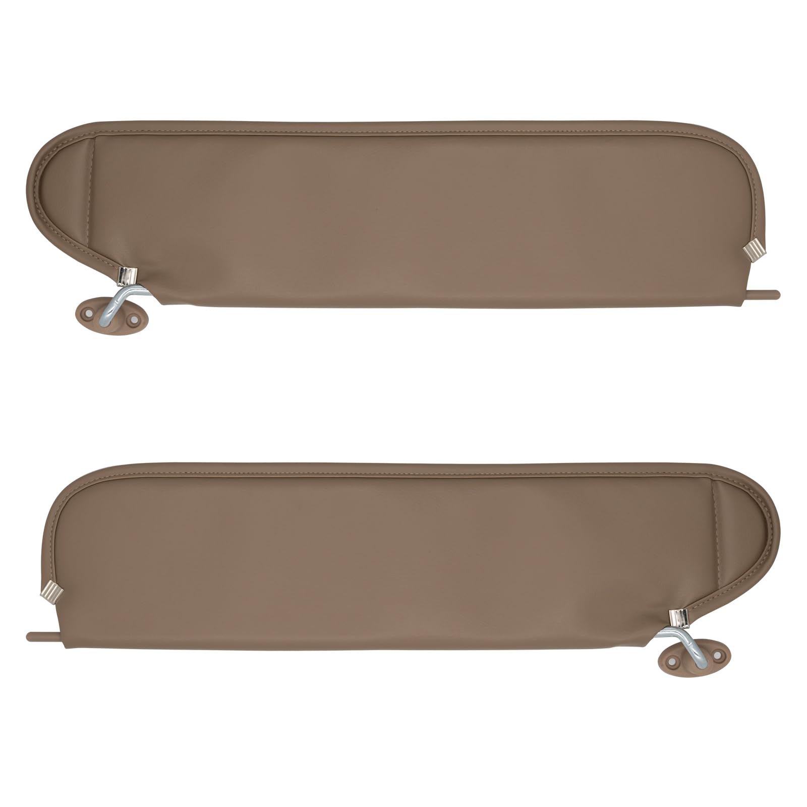 NHILES Left Driver & Right Passenger Sun Visor Compatible with Jeep Wrangler TJ 1997-2002 Sunshade Replacement Number 5EP35 RK5A