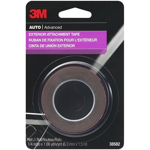 3M Auto Exterior Attachment Tape, 38582, 1/4 In X 5 Ft