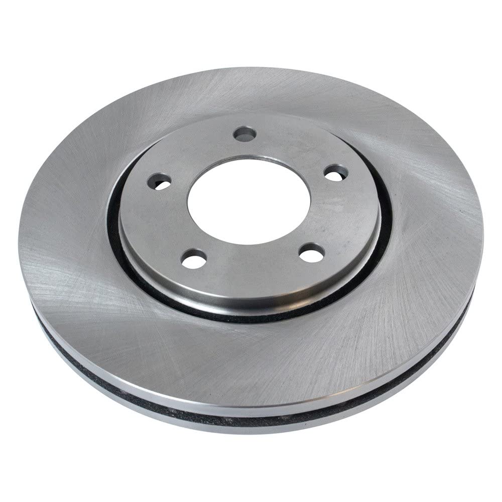 Trq Front Brake Rotors Set Driver & Passenger Side Compatible With 2001-2007 Chrysler Town & Country 2001-2003 Voyager Dodge Car