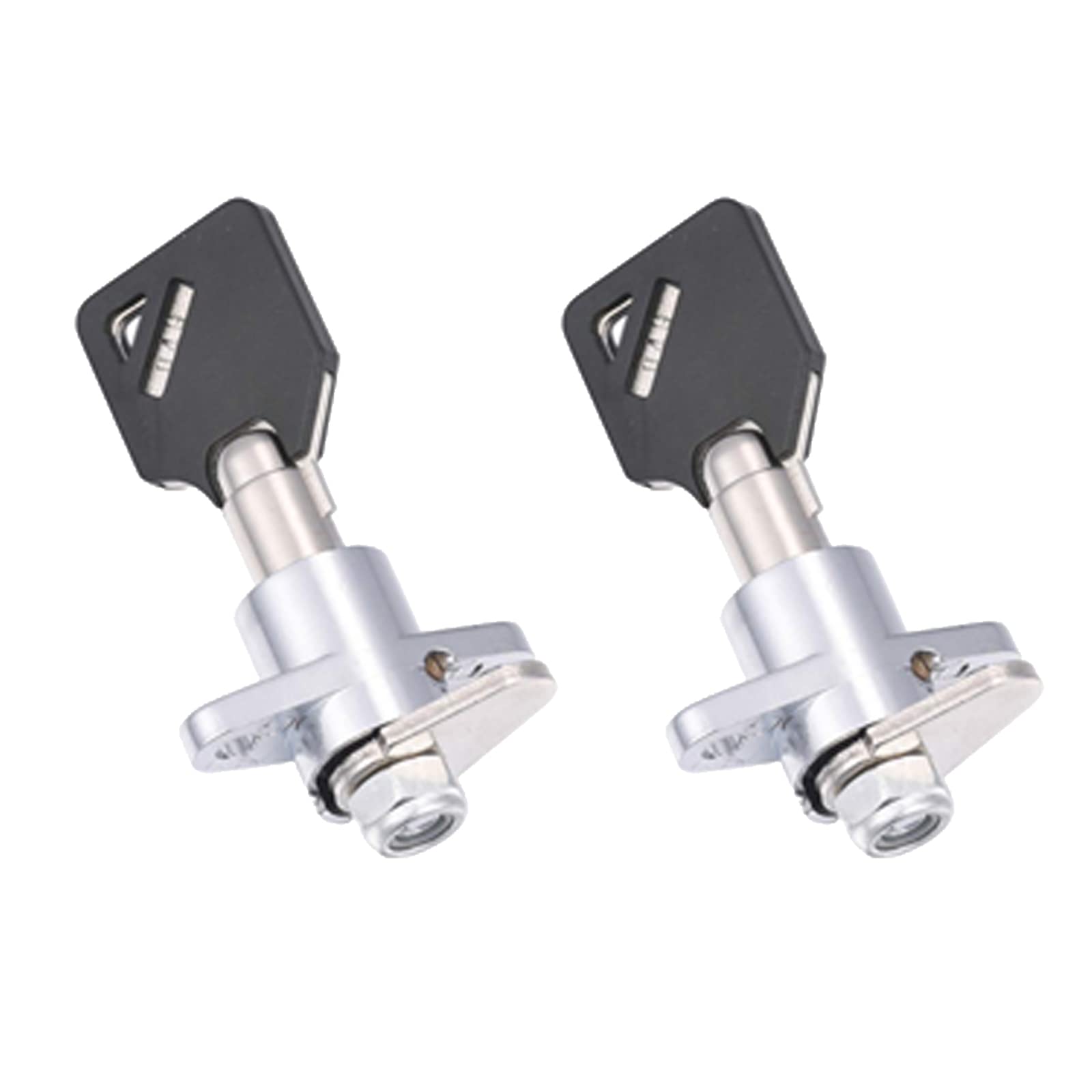 2 Keys Hard Saddlebag Locks Fits For Harley Davidson Touring Electra Street Glide Road King Glide 1993-2013