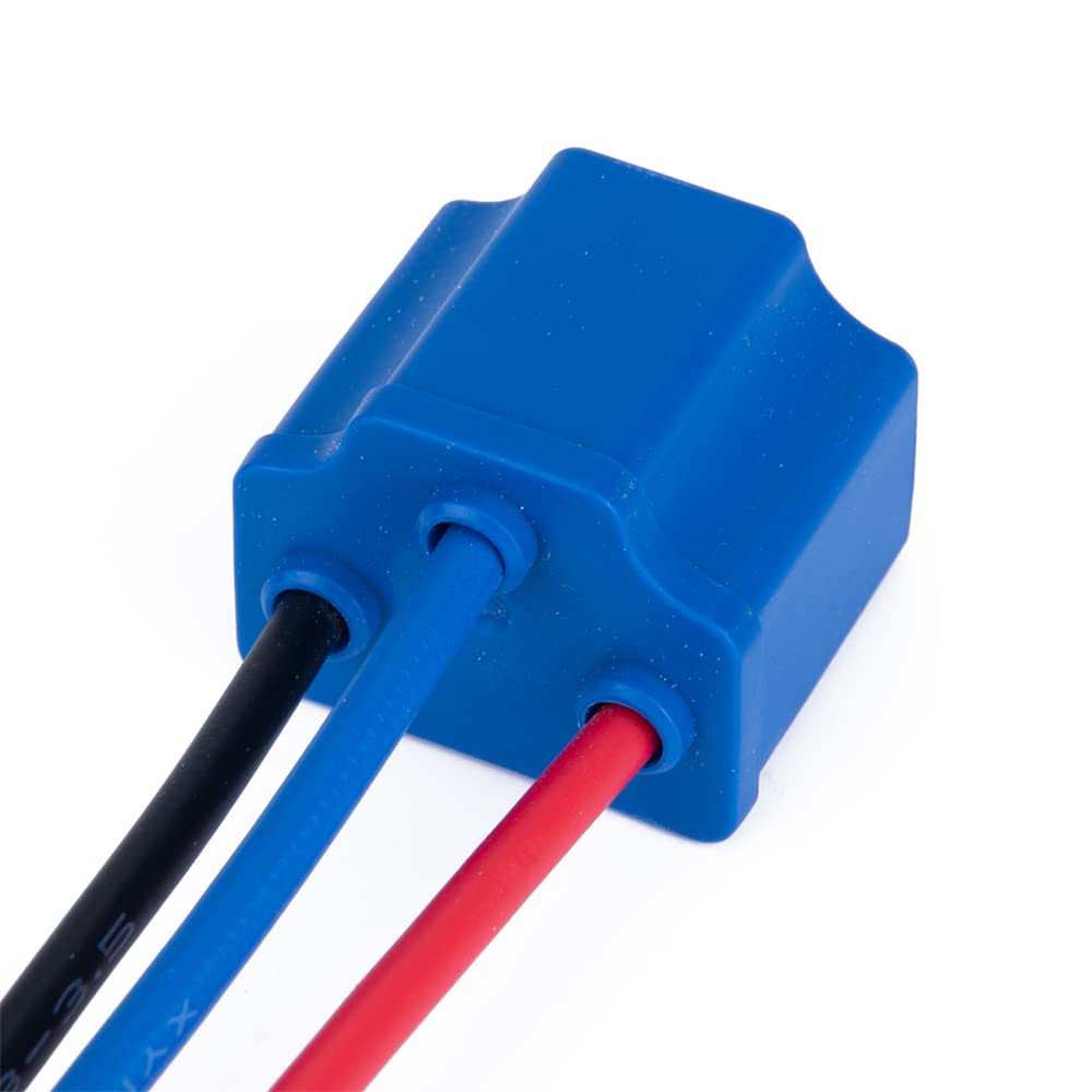 Blyilyb 4-Pack H4 9003 Hb2 Wiring Harness Headlight Ceramic Socket Connector Compatible With Car Truck Boat Marine Headlight Fog