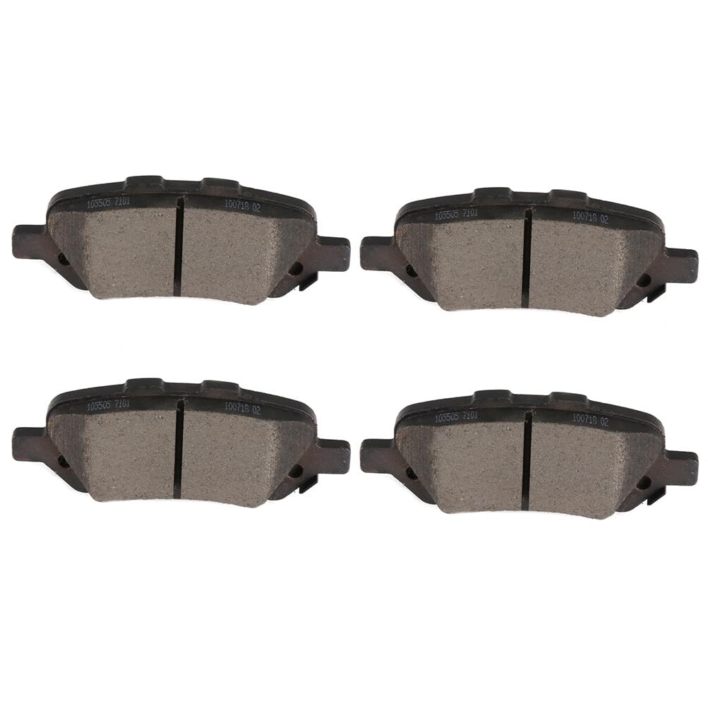 Automuto 4Pcs Rear Ceramic Disc Brake Pads Set D1402 For Toyota Venza 2009-2016