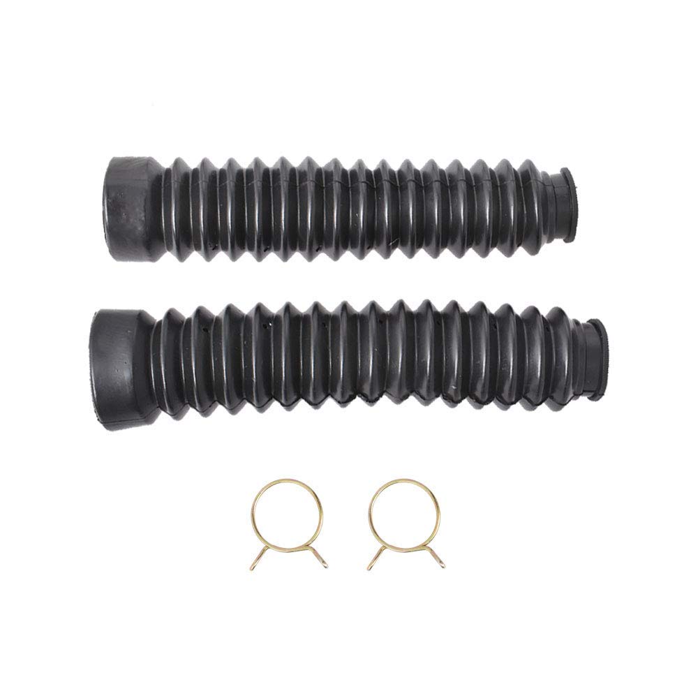 Front Fork Shock Boots Rubber Fork Cover Gaiters Replacement For Honda Atc Big Red 250Es 1985-1987