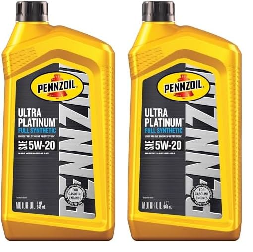 Pennzoil Ultra Platinum Full Synthetic 5W-20 Motor Oil (1-Quart, Single Pack) (Pack Of 2)