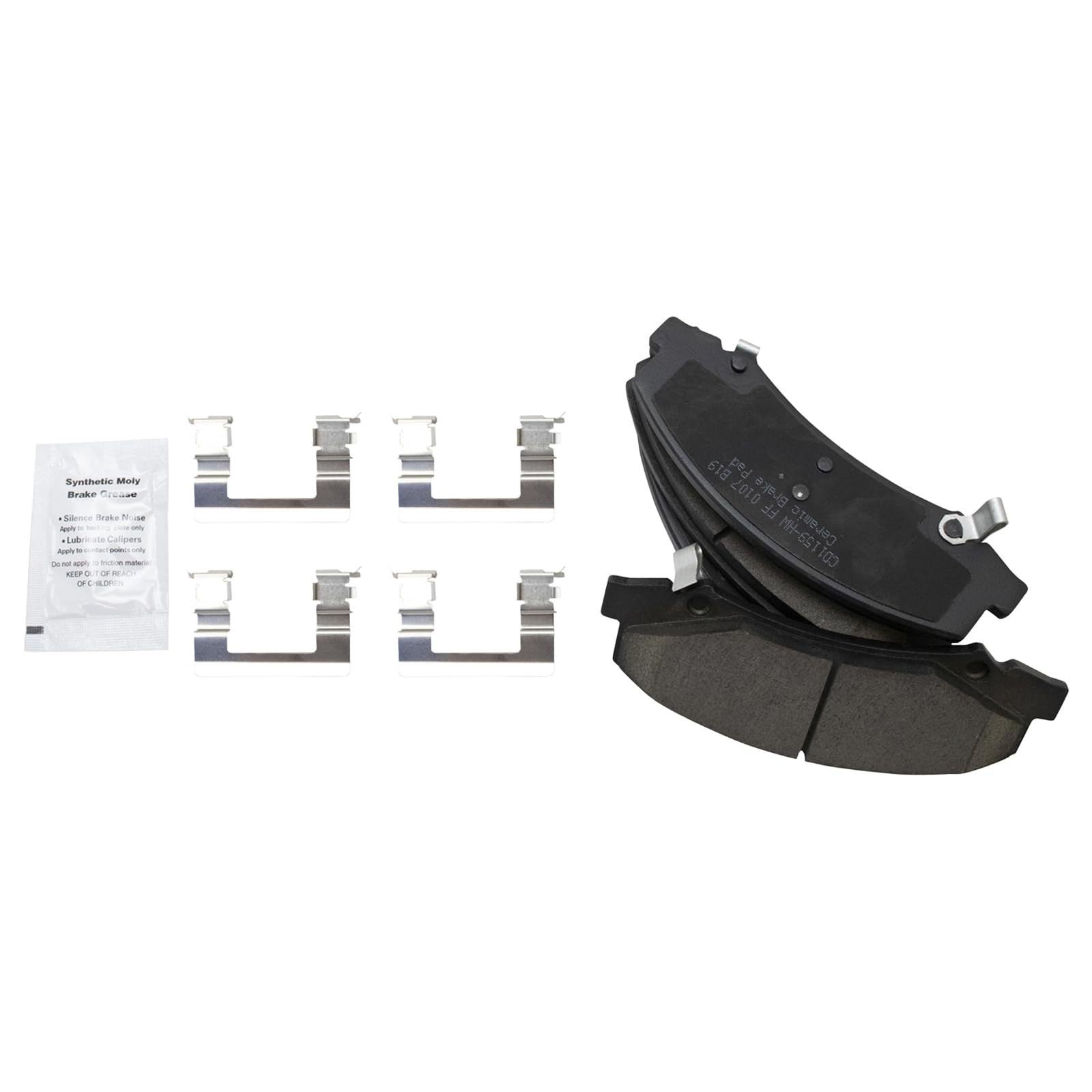 TRQ Front Brake Pads Ceramic Compatible with 2008-2009 Buick LaCrosse 2006-2011 Lucerne Cadillac DTS 2006-2013 Chevrolet Impala