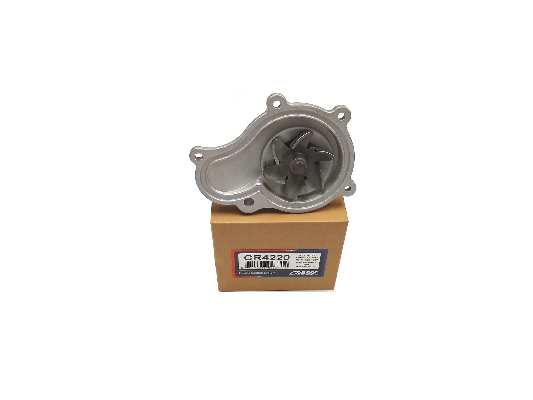 OAW CR4220 Engine Water Pump for 01-10 PT Cruiser, 97-06 Sebring, 96-07 Caravan, 95-06 Stratus, 02-05 Liberty & 03-06 Wrangler T