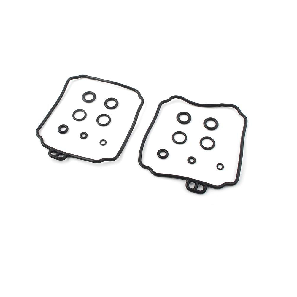 Newsmarts 2 Set Carburetor Rebuild Kit Fit For Yamaha Xvs65 V-Star 650 Custom 1998–2005 / Xvs65A V-Star 650 Classic 1998–2005 / Xvs65At V-Star 650 Silverad 2002–2005