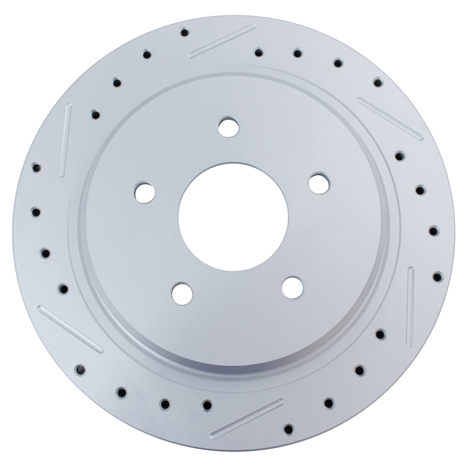 Trq Rear Performance Brake Rotors Set Premium G-Coated Compatible With 2004-2005 Cadillac Xlr 1997-2013 Chevrolet Corvette