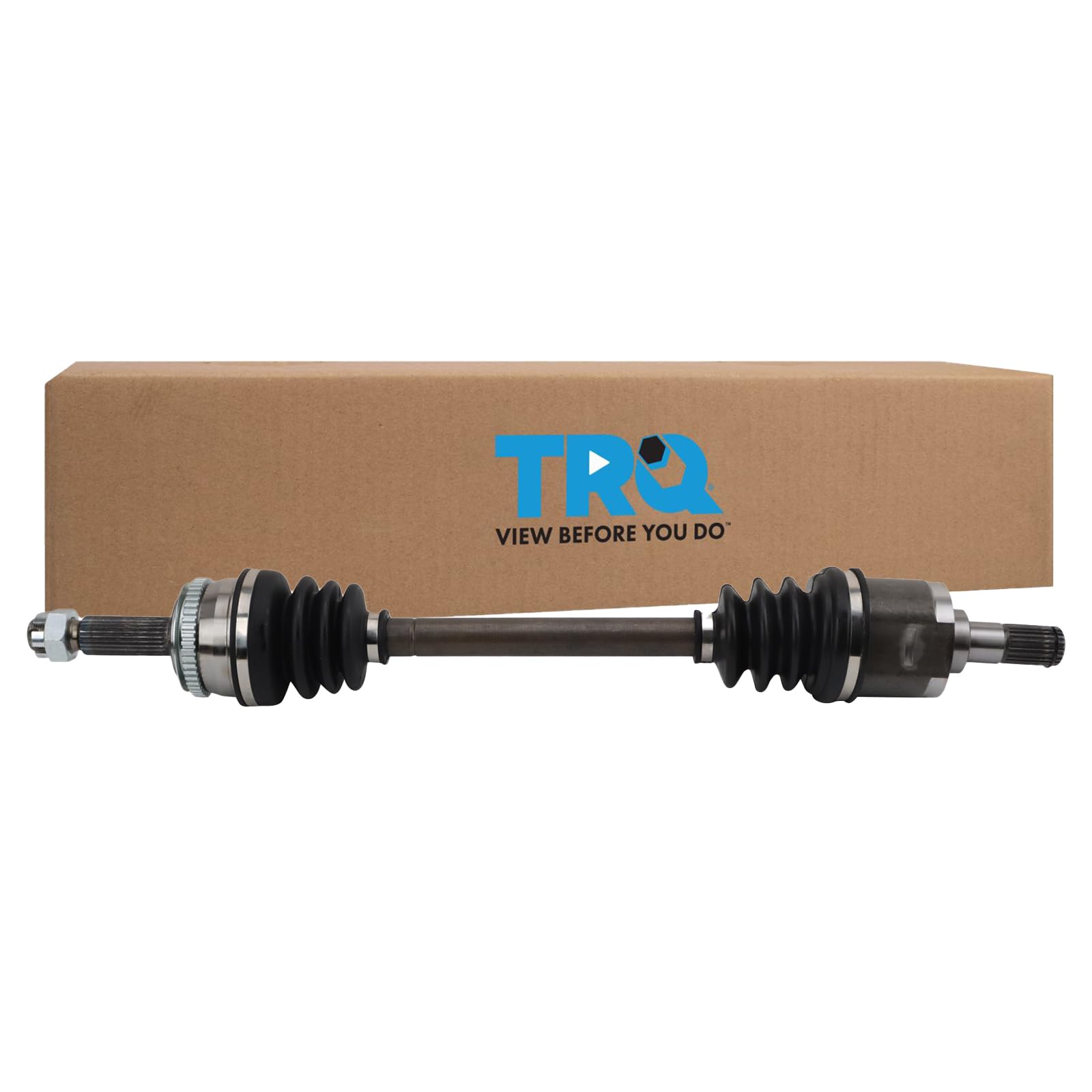 Trq Front Left Cv Axle Shaft Assembly Compatible With 2006-2011 Hyundai Accent Kia Rio Rio5