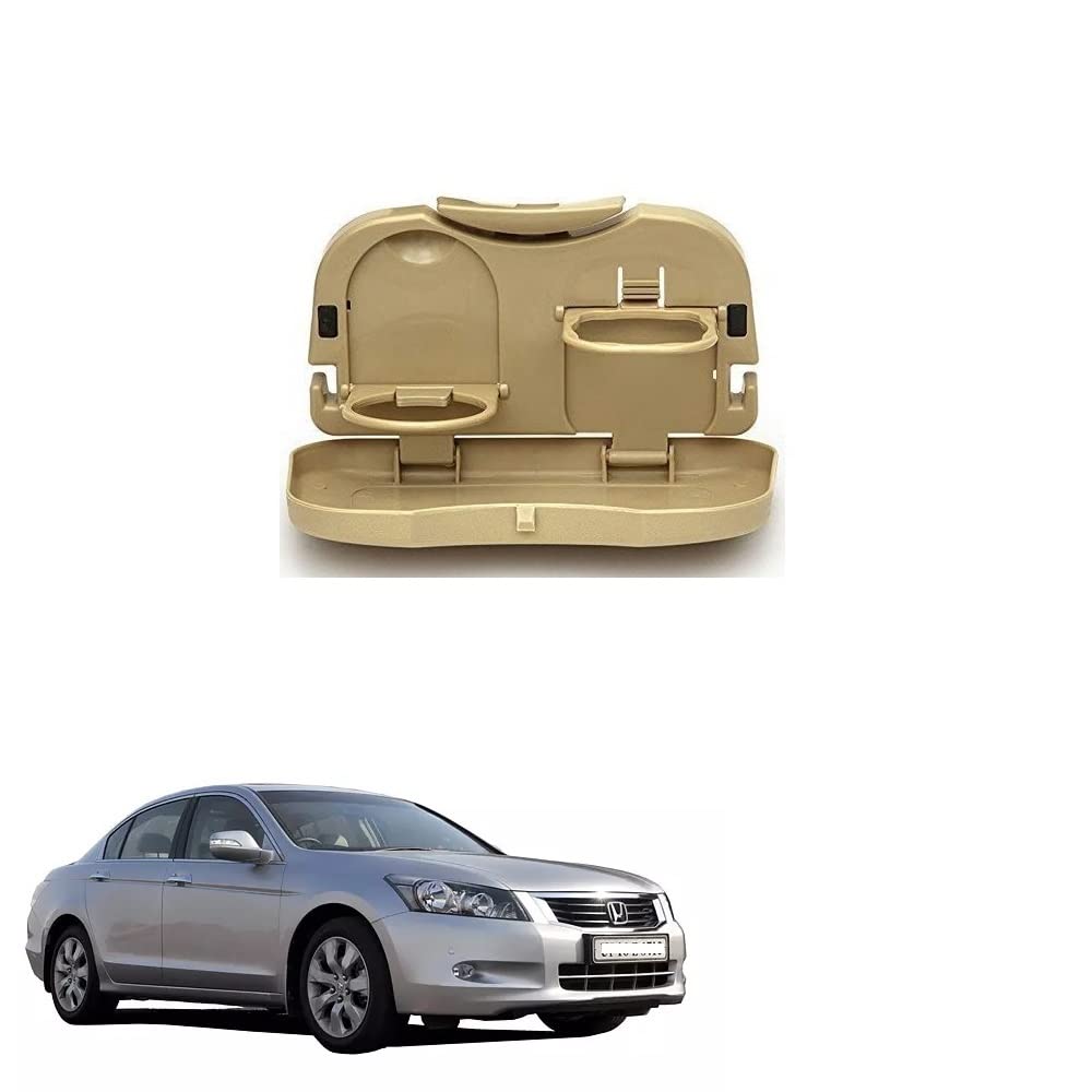 Stylish Foldable Compact Car Back Seat Tray for Food/Drinks/Cup/Bottle Holder Universal Pack of 1 Suitable for Accord