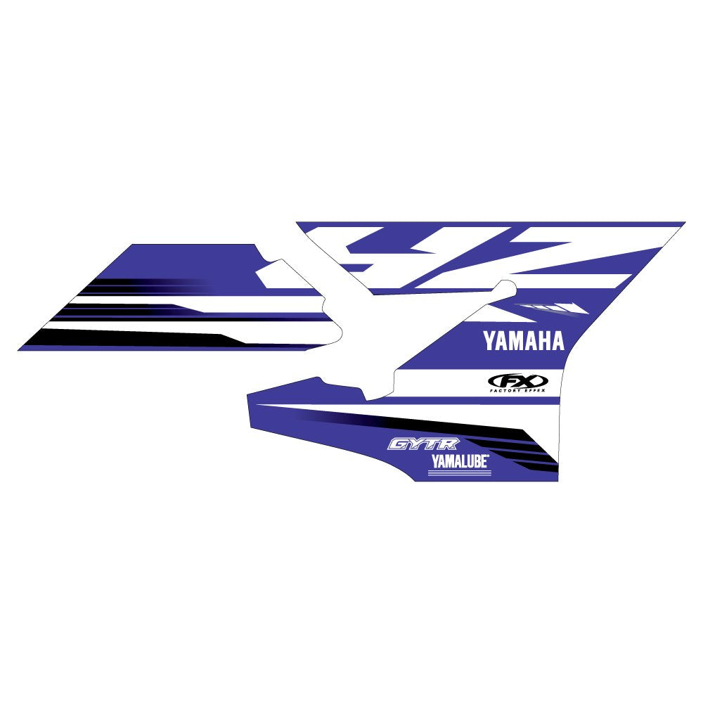 Factory Effex 21-05220 Tank/Shroud Graphic Kit, 1 Pack,White/ Blue /Black,36 Inch x 64 Inch