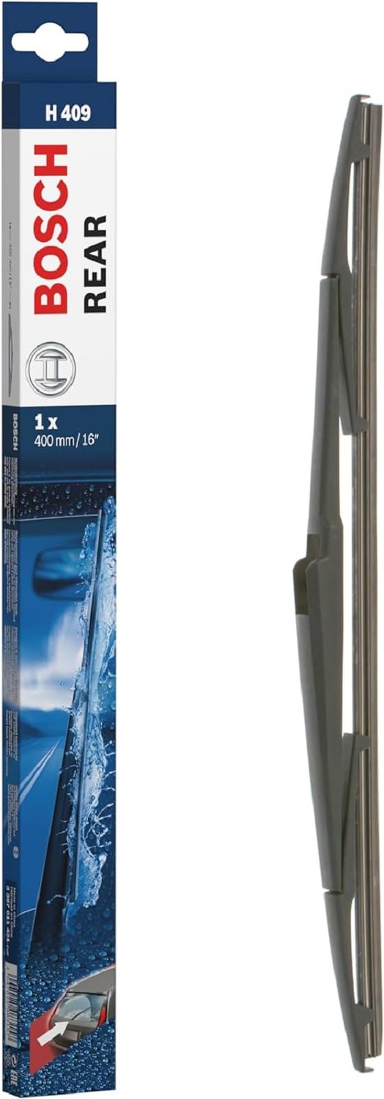 Bosch H409 Rear Wiper Blade; 16'' - Single